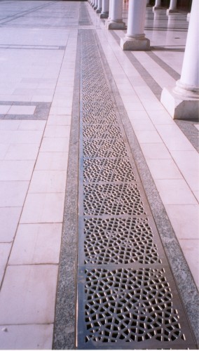Rainwater Runoff Grates: Prophet’s Mosque, Medina, Saudi Arabia